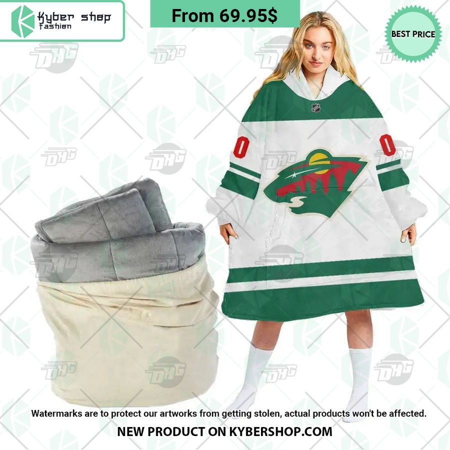 Minnesota Wild Hoodie Blanket 4 Minnesota Wild Hoodie Blanket Nice Pic