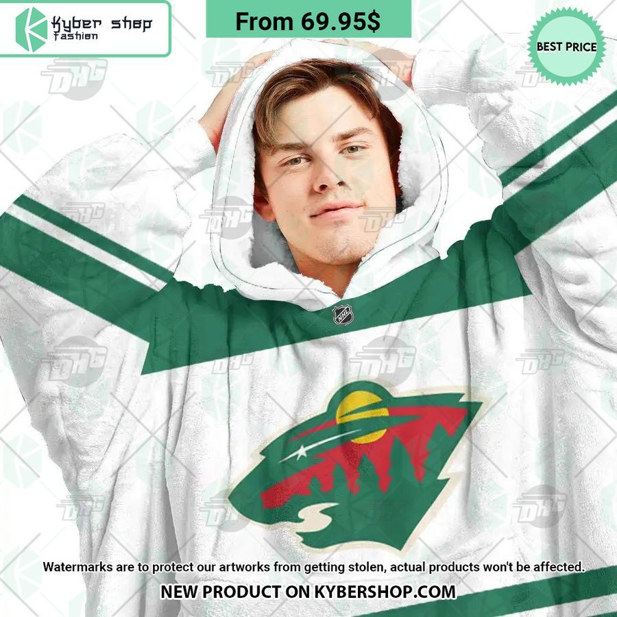 Minnesota Wild Hoodie Blanket 5 Minnesota Wild Hoodie Blanket Adorable picture and Your smile makes me Happy