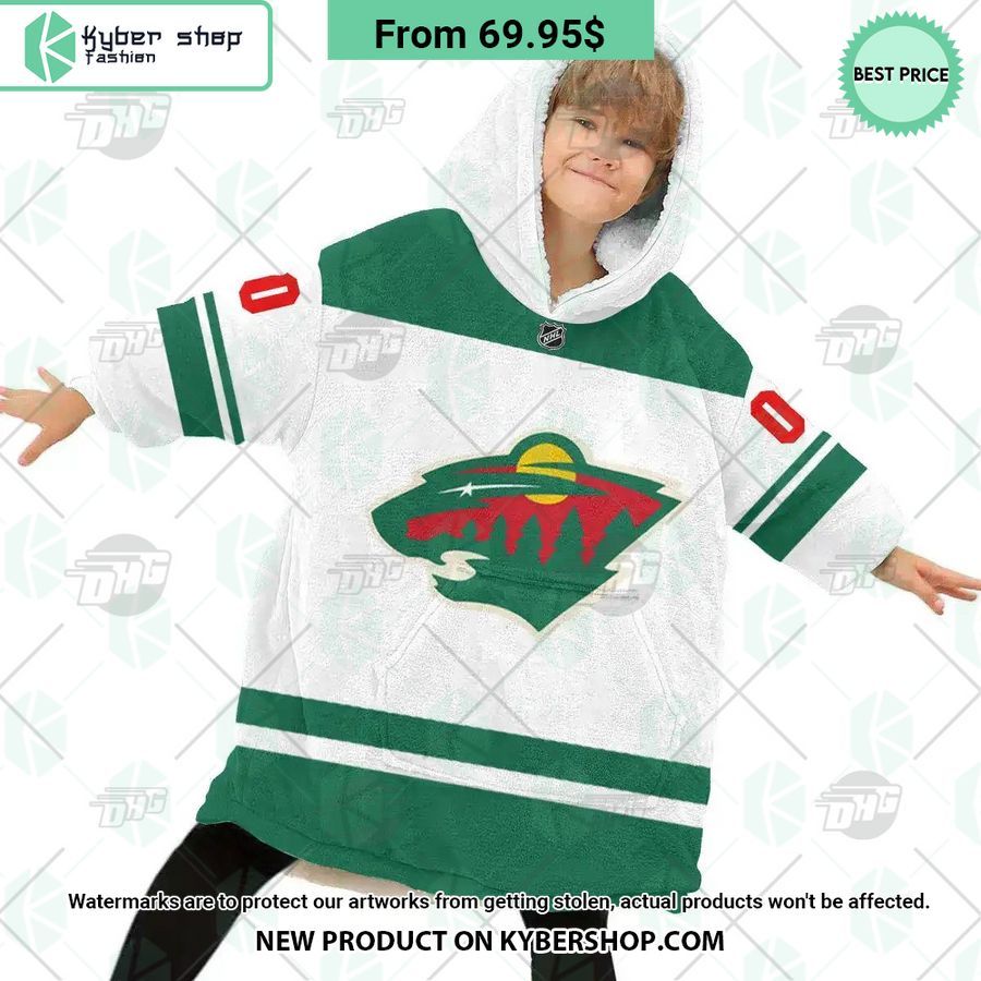 Minnesota Wild Hoodie Blanket 8 Minnesota Wild Hoodie Blanket This is awesome and unique