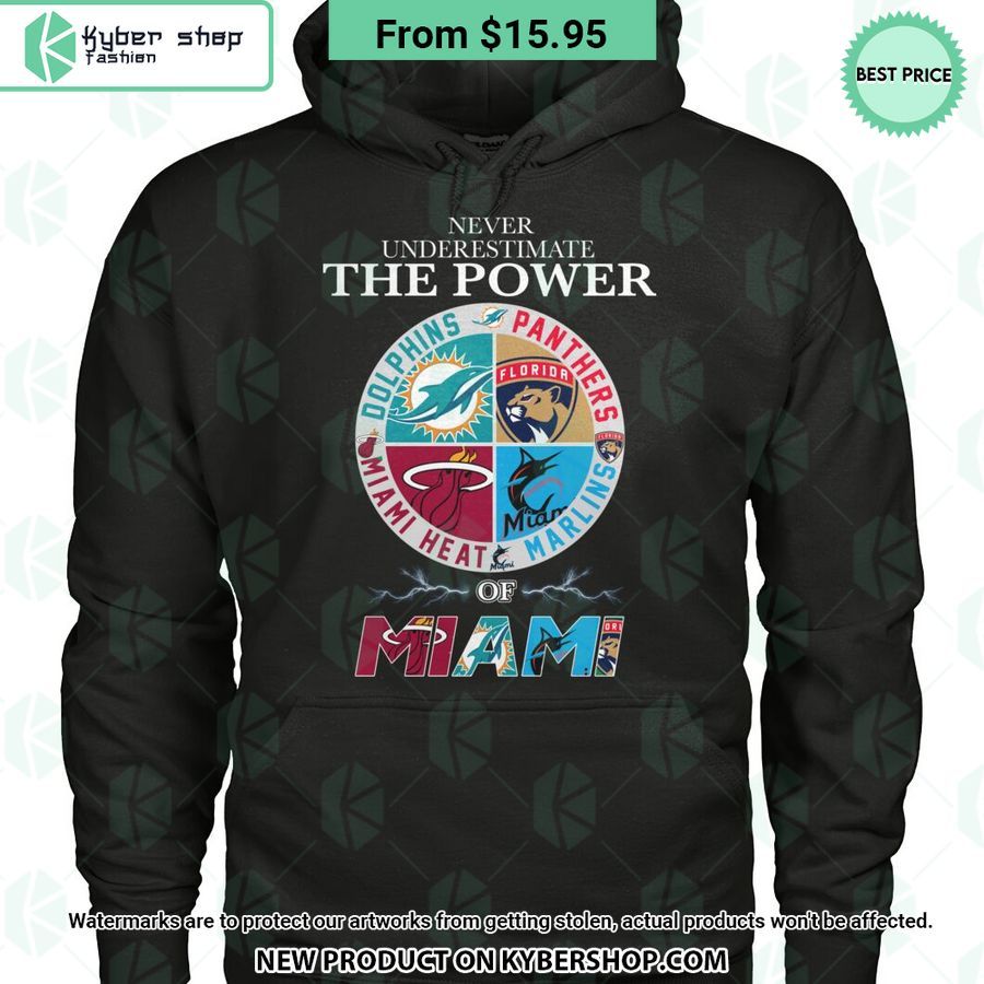 Never Underestimate The Power of Miami T Shirt 3 never underestimate the power of miami t shirt 3 903