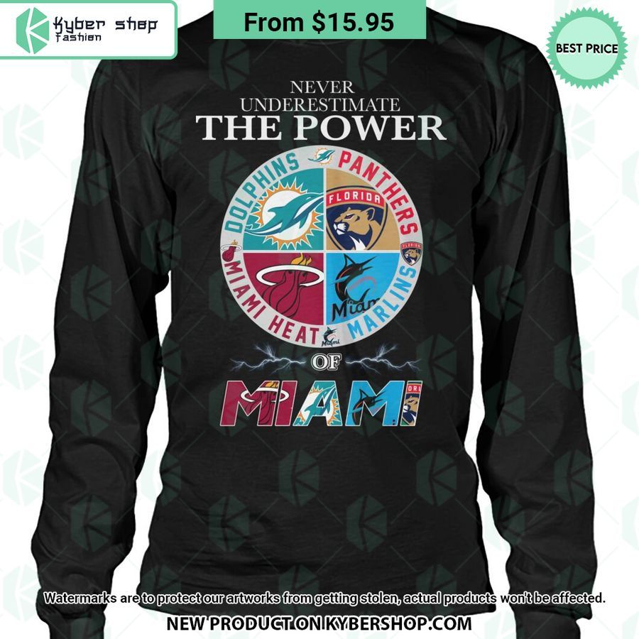 Never Underestimate The Power of Miami T Shirt 4 never underestimate the power of miami t shirt 4 857
