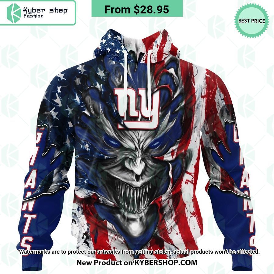 new york giants demon face us flag custom hoodie 1 926