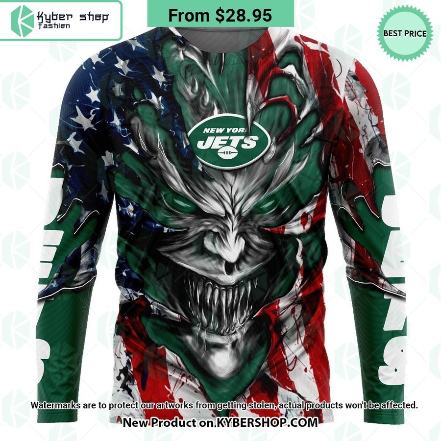 new york jets demon face us flag custom hoodie 2 955