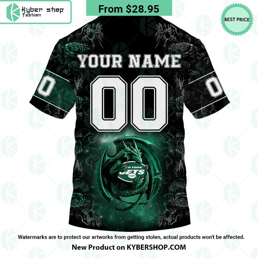 New York Jets Dragon Rose Hoodie 6 new york jets dragon rose custom hoodie 6 194