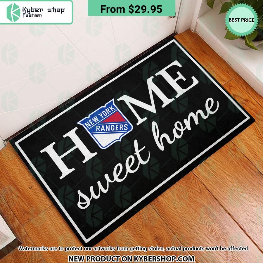 New York Rangers Home Sweet Home Doormat Beauty Queen
