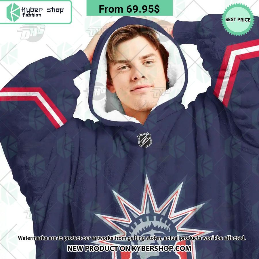 New York Rangers Hoodie Blanket 5 New York Rangers Hoodie Blanket Nice Pic