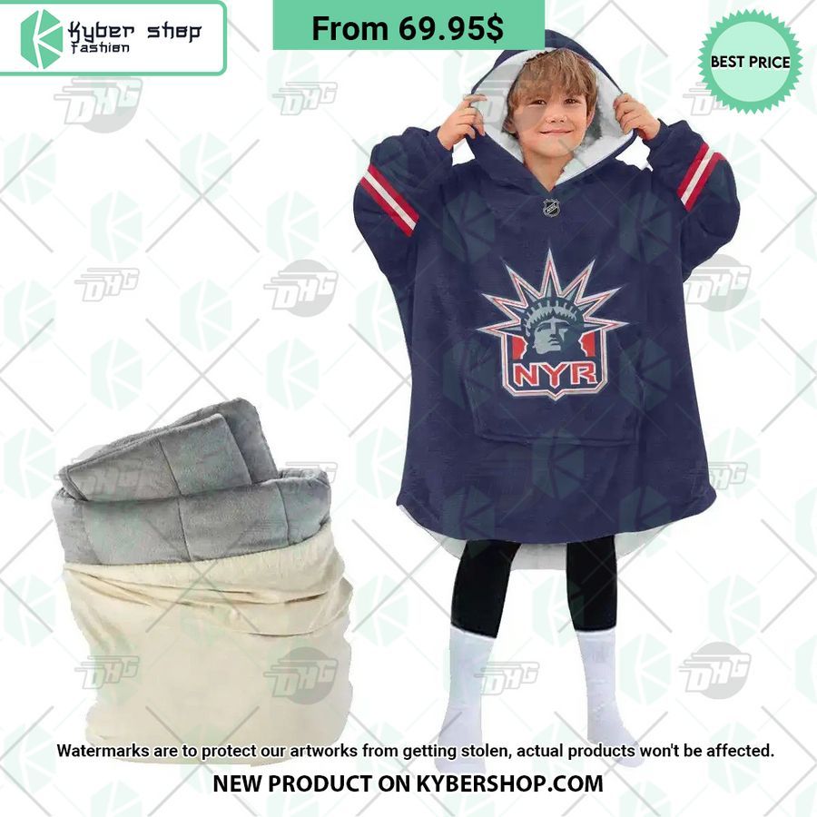 New York Rangers Hoodie Blanket 6 New York Rangers Hoodie Blanket Beauty queen