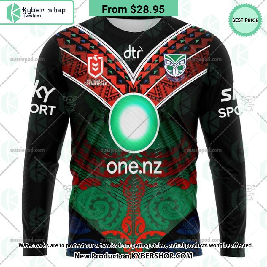 New Zealand Warriors Indigenous Jersey 2023 Hoodie You Look Lazy