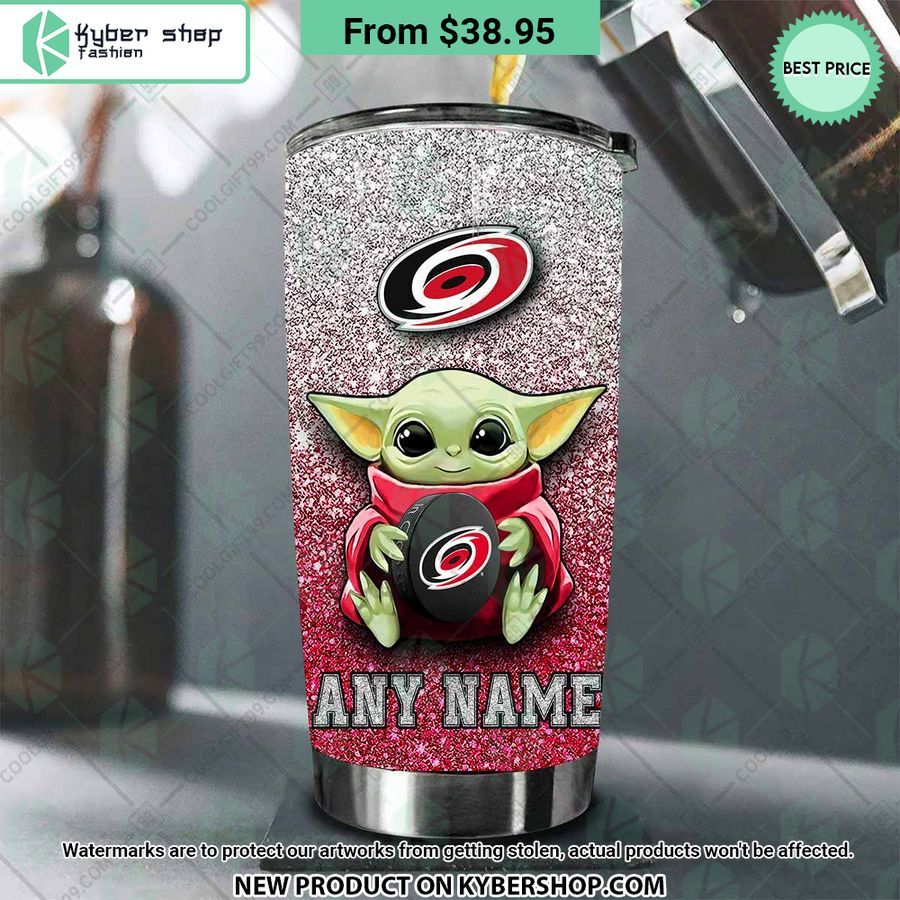 NHL Carolina Hurricanes Baby Yoda CUSTOM Tumbler 4 nhl carolina hurricanes baby yoda custom tumbler 4 726