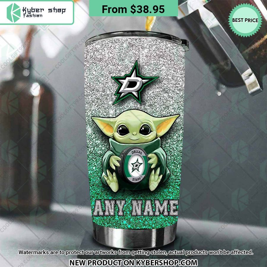 NHL Dallas Stars Baby Yoda CUSTOM Tumbler 4 nhl dallas stars baby yoda custom tumbler 4 817