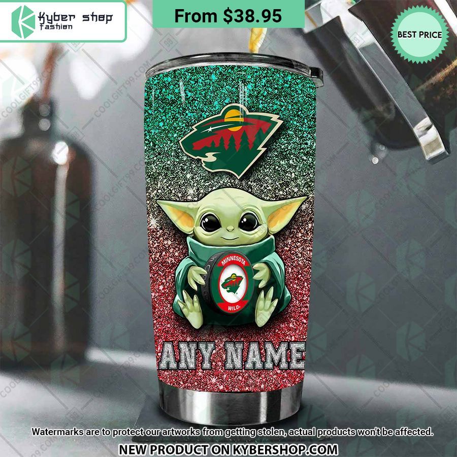 NHL Minnesota Wild Baby Yoda CUSTOM Tumbler 4 nhl minnesota wild baby yoda custom tumbler 4 933
