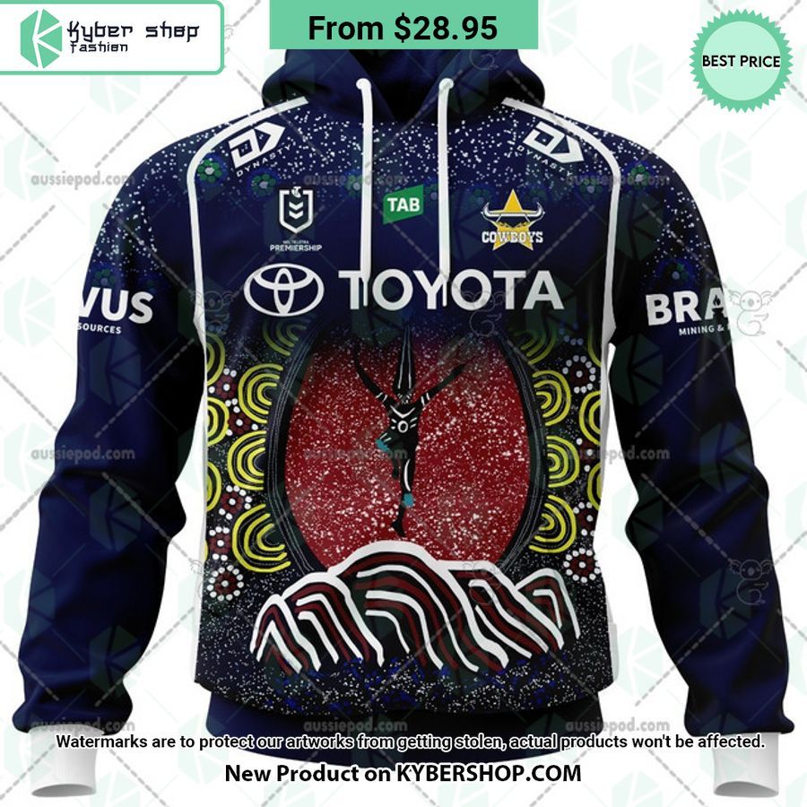 North Queensland Cowboys Indigenous Jersey 2023 Hoodie You look lazy