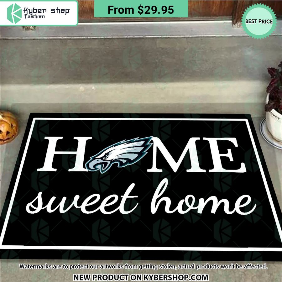 Philadelphia Eagles Home Sweet Home Doormat She has grown up know
