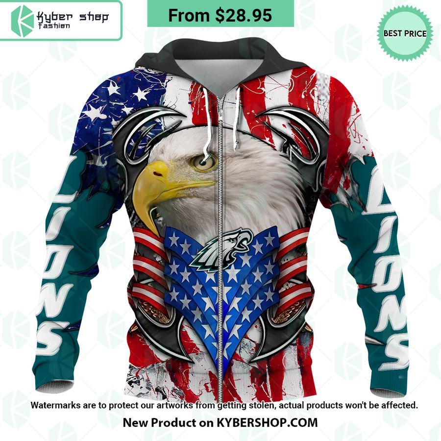 philadelphia eagles us flag eagle custom hoodie 2 67