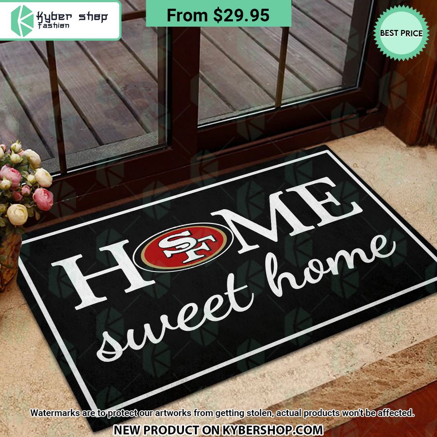 San Francisco 49Ers Home Sweet Home Doormat Rocking Picture