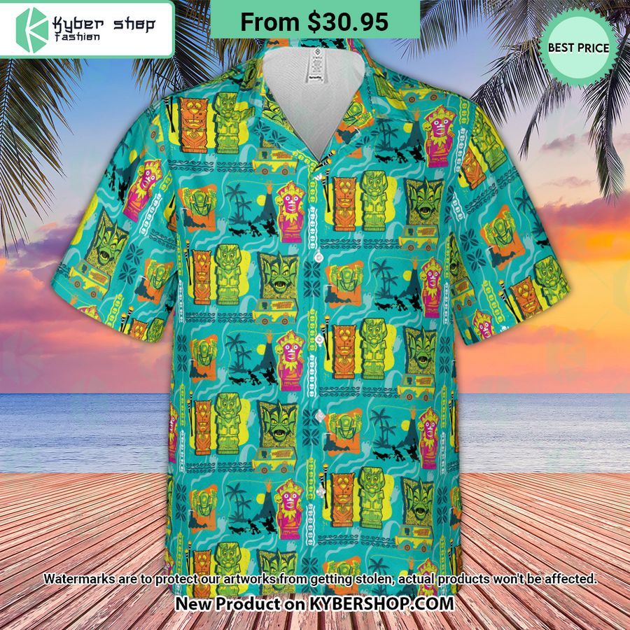 scooby doo aloha hawaiian shirt 2 375