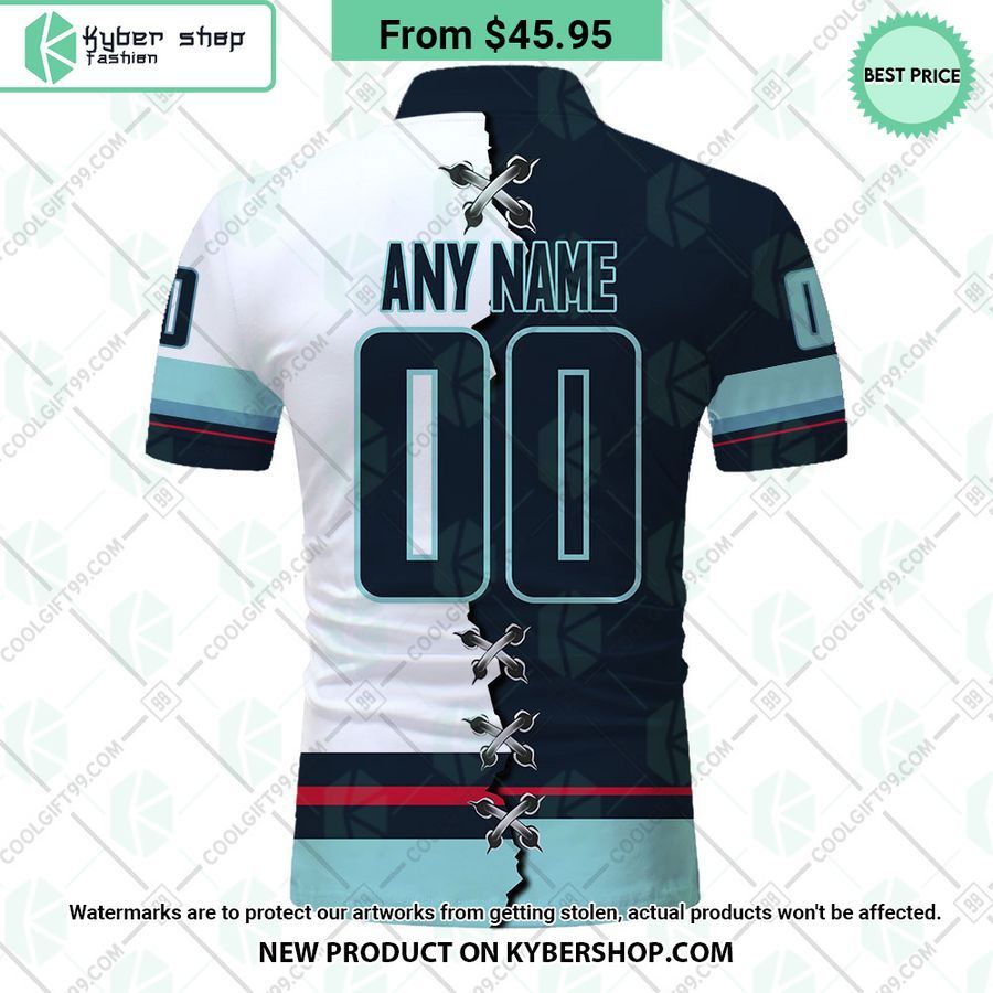 Seattle Kraken Mix Home Away Jersey CUSTOM Polo Shirt 3 seattle kraken mix home away jersey custom polo shirt 3 594