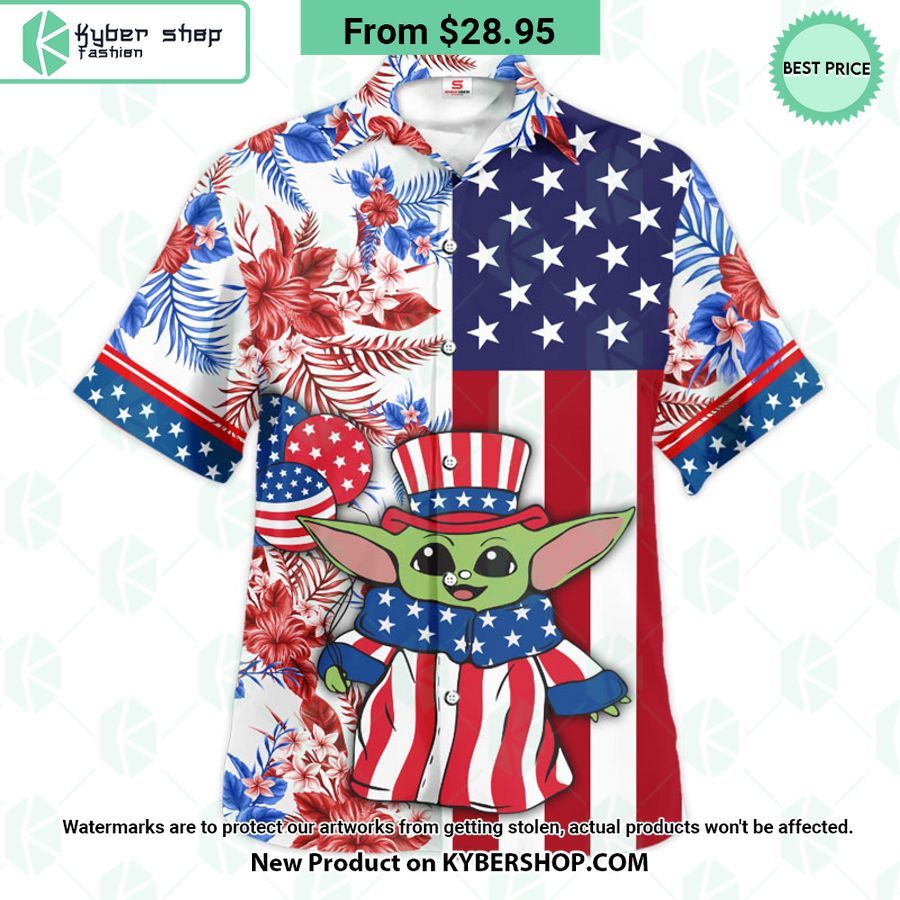 star wars baby yoda independence day hawaiian shirt shorts 1 93 jpg