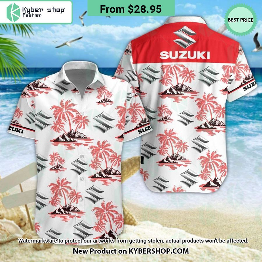Suzuki Hawaiian Shirt Shorts Your face is glowing like a red rose