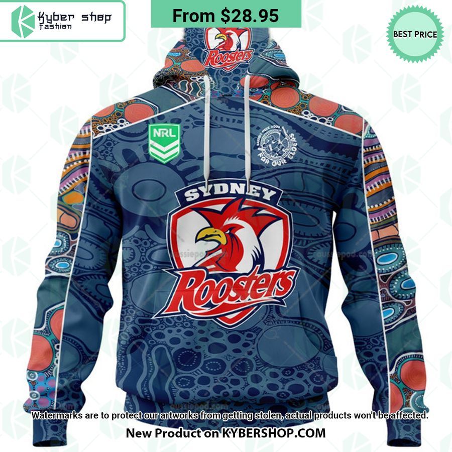 Sydney Roosters For Our Elders Naidoc Week 2023 Hoodie 5 Sydney Roosters For Our Elders Naidoc Week 2023 Hoodie Natural and awesome