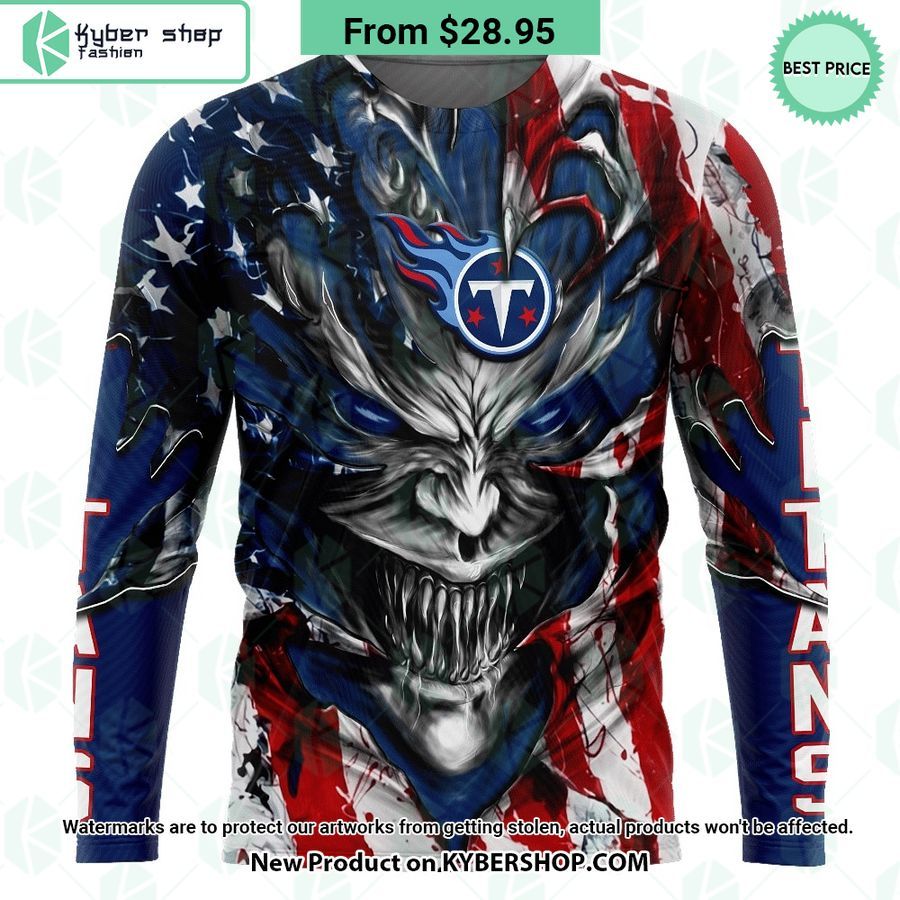 tennessee titans demon face us flag custom hoodie 2 49