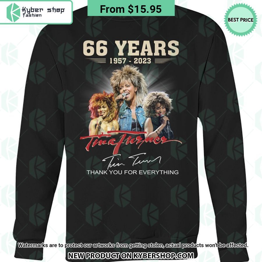 Tina Turner 66 Years Thank You For Everything T Shirt Best Couple On Earth
