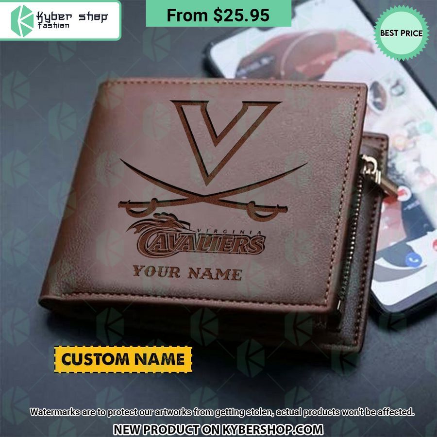 virginia cavaliers custom leather wallet 1 520
