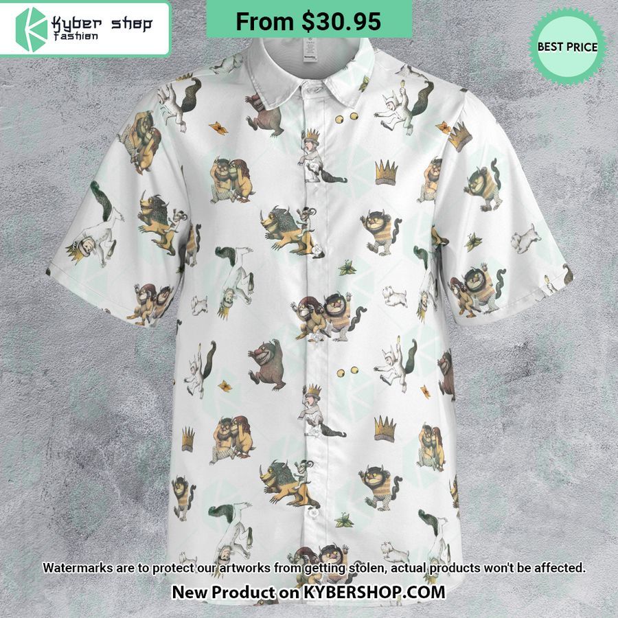where the wild things are character seamless hawaiian shirt 2 420