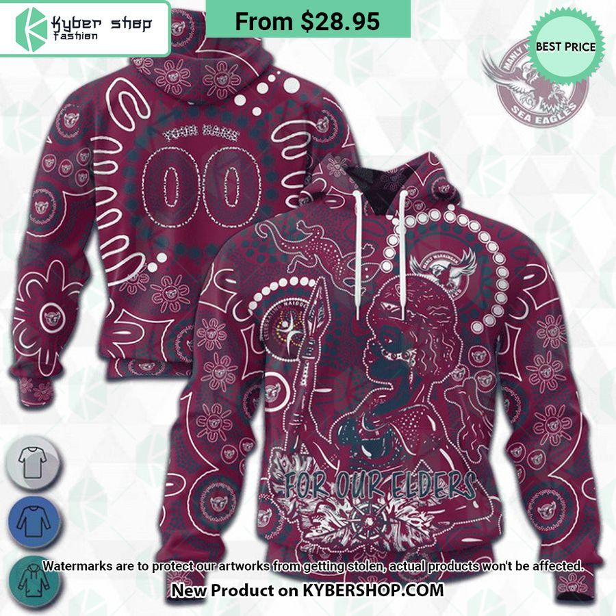 Womanly Warringah Sea Eagles NAIDOC Week Woman Design Hoodie 3 Womanly Warringah Sea Eagles NAIDOC Week Woman Design Hoodie Cutting dash