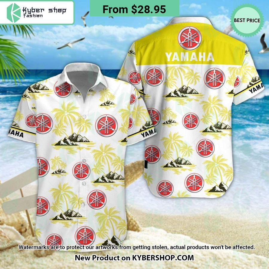 Yamaha Yellow Hawaiian Shirt Shorts My favourite picture of yours