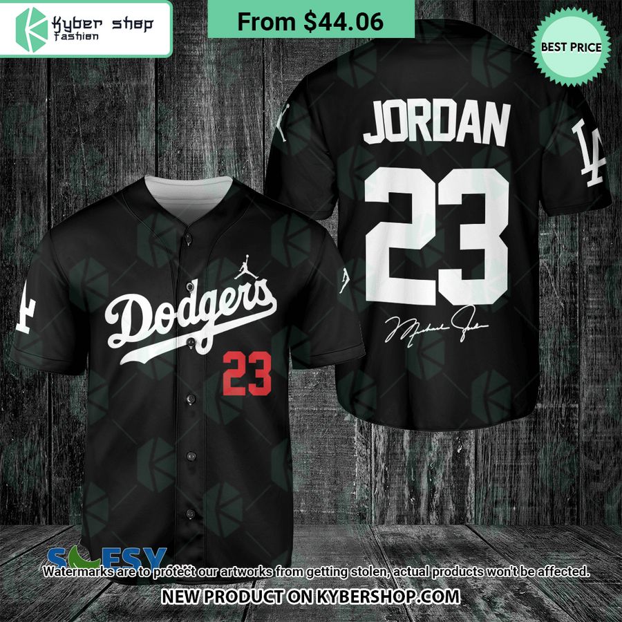 Michael Jordan 23 Los Angeles Dodgers Baseball Jersey