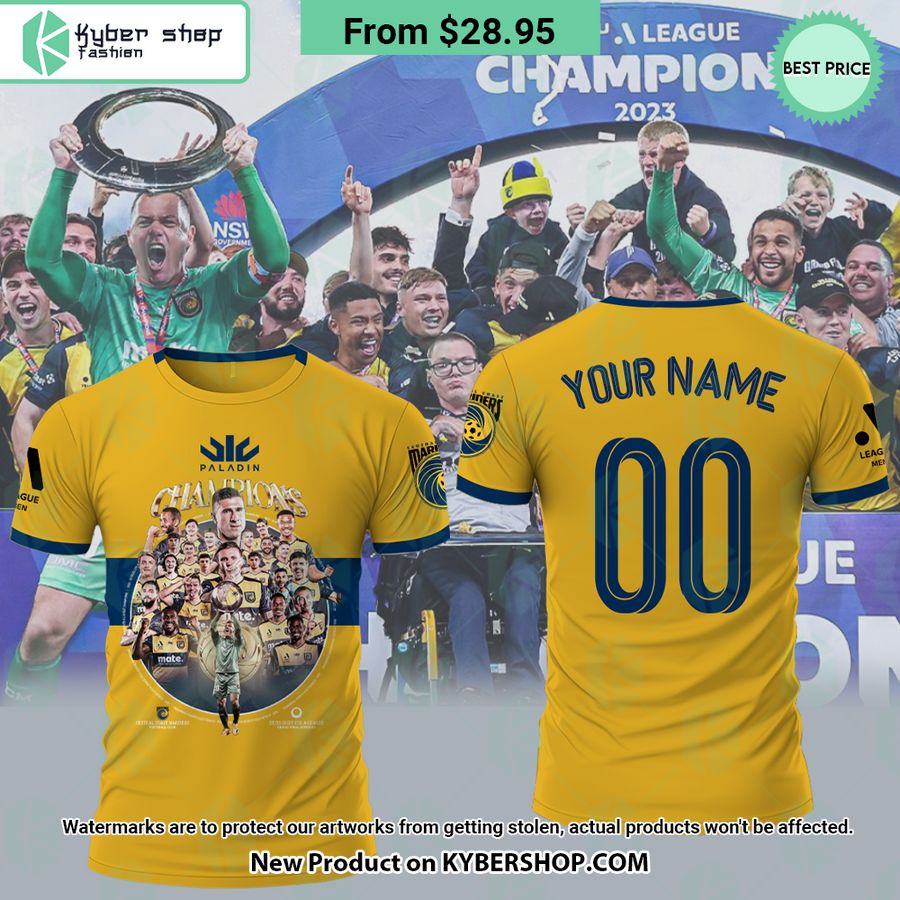 Overview Of Central Coast Mariners Champions A League T Shirt