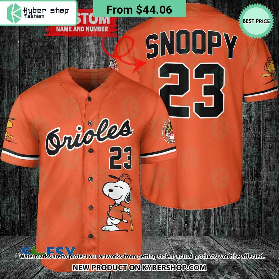 baltimore orioles orange snoopy peanuts baseball jersey 1 389 jpg