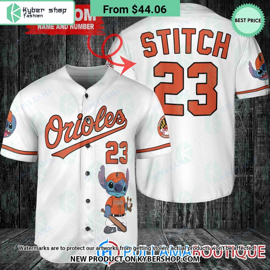 Baltimore Orioles Stitch Baseball Jersey Super sober