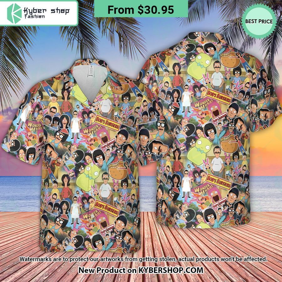 Bob's Burger Wonder Wharf Hawaiian Shirt 4 Bob's Burger Wonder Wharf Hawaiian Shirt You look different and cute