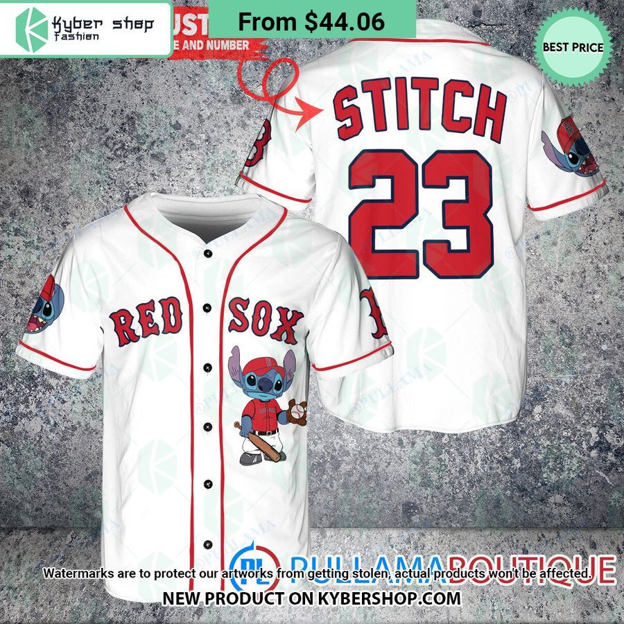 Boston Red Sox Stitch Baseball Jersey Rocking picture