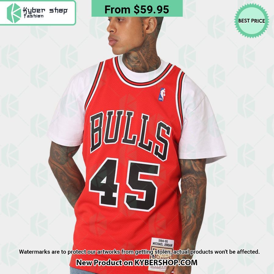 Chicago Bulls Michael Jordan 45 Basketball Jersey Wow, cute pie