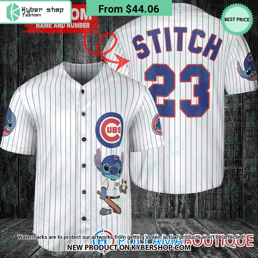 Chicago Cubs Stitch Baseball Jersey Best couple on earth