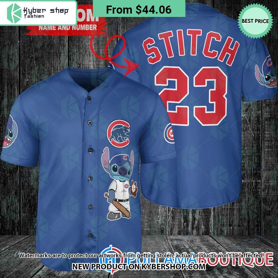 Chicago Cubs Stitch Royal Baseball Jersey Nice Pic