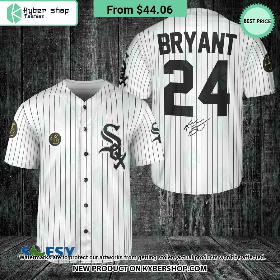 chicago white sox kobe bryant 24 baseball jersey 1 116 jpg