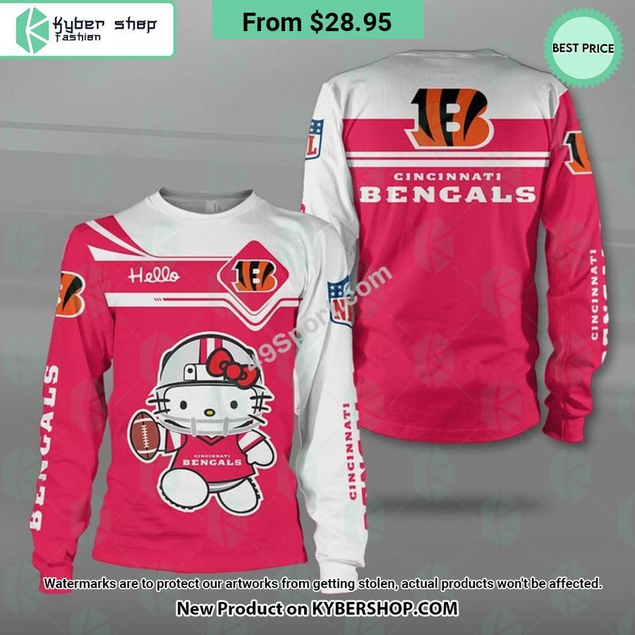 Cincinnati Bengals Hello Kitty Hoodie How did you learn to click so well