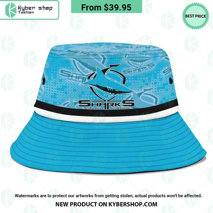 Cronulla Sutherland Sharks Bucket Hat Nice elegant click