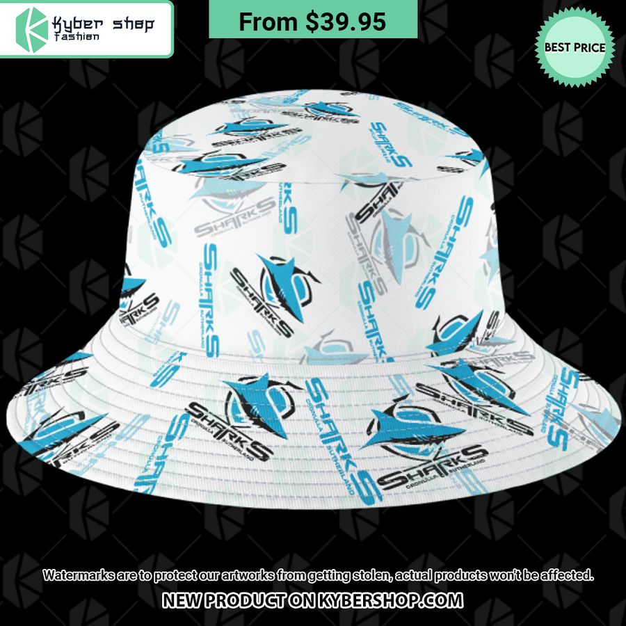 Cronulla Sutherland Sharks logo Bucket Hat You tried editing this time?