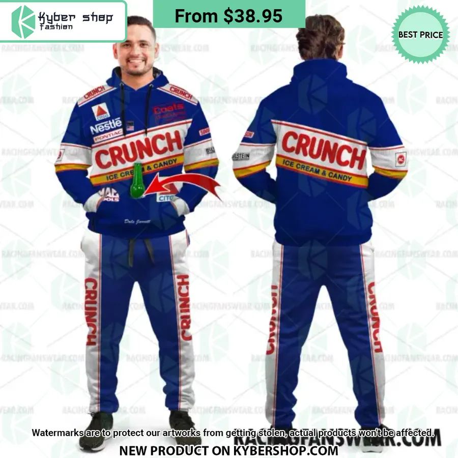 Dale Jarrett Nascar 1990 Nestle Crunch Film Racing Uniform Hoodie Pants 1 989 Jpg