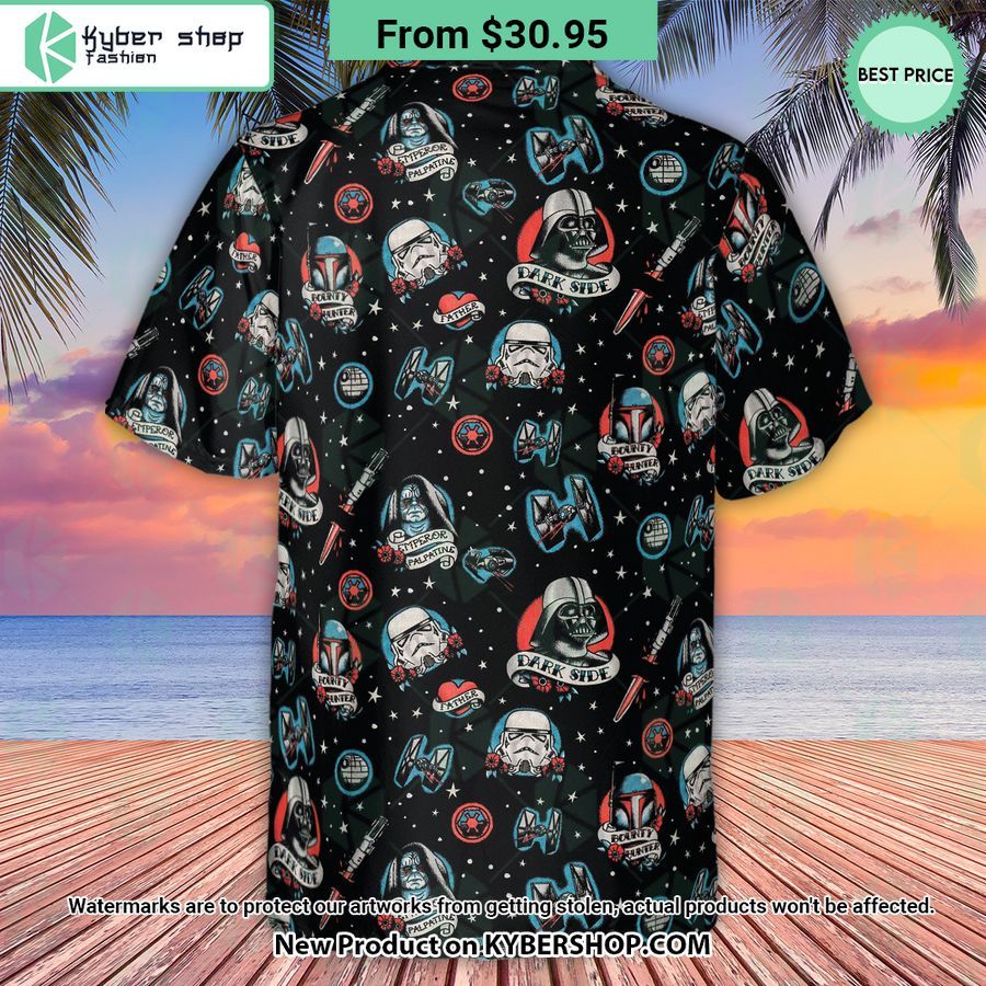 Dark Side Star Wars Pattern Hawaiian Shirt 3 dark side star wars pattern hawaiian shirt 3 464 jpg