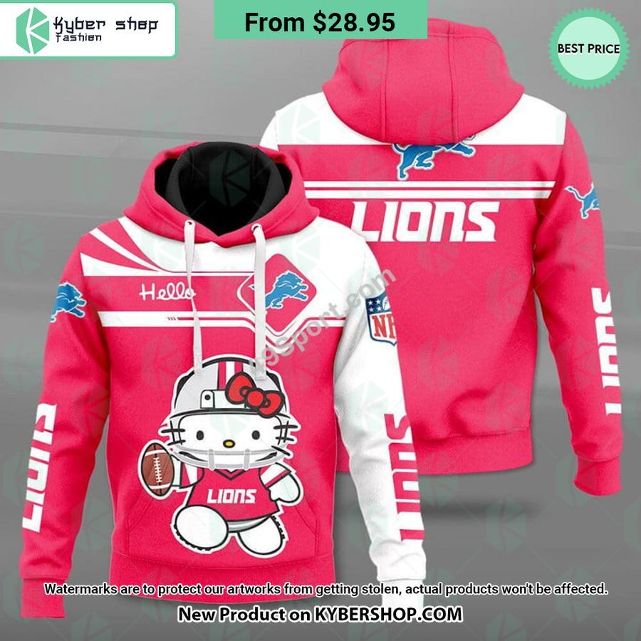 Detroit Lions Hello Kitty Hoodie My friend and partner