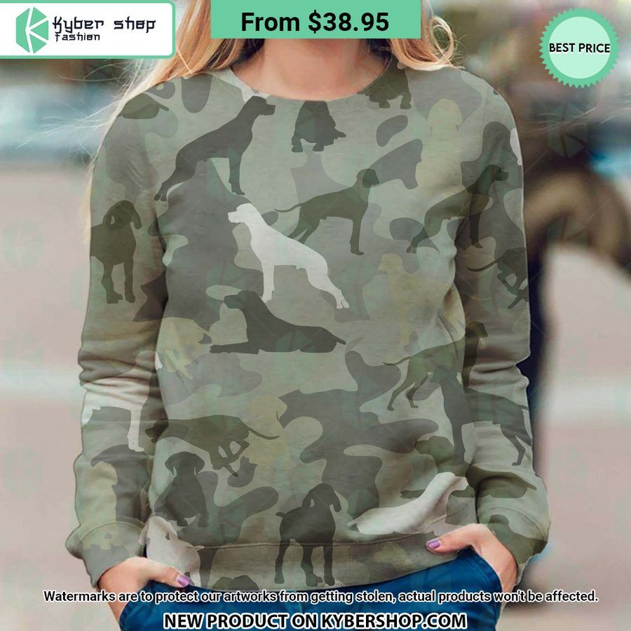 German Shorthaired Pointer Camo Sweatshirt Is this your new friend?