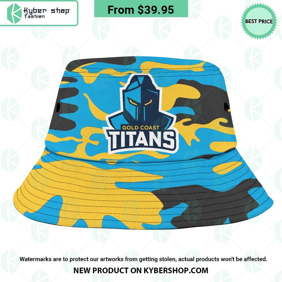 Gold Coast Titans Camo Bucket Hat Great, I liked it