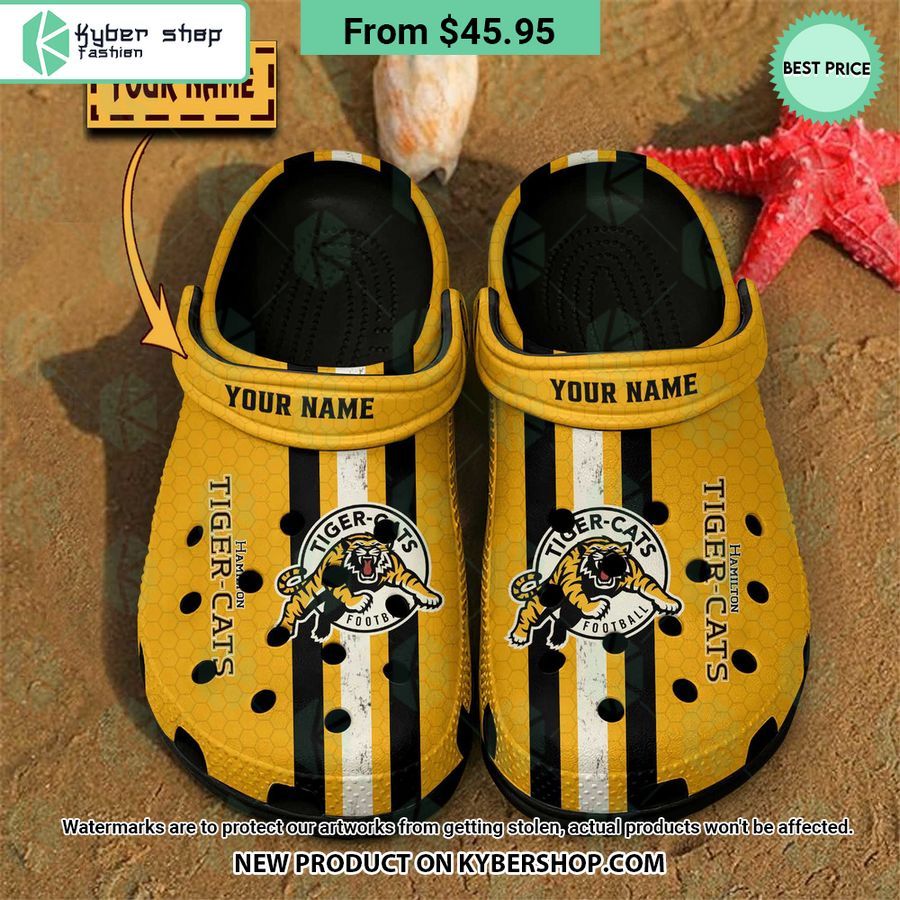 Hamilton Tiger Cats CUSTOM Crocs Corcband Shoes Gang of rockstars