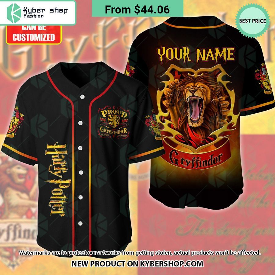 Harry Potter Gryffindor CUSTOM Baseball Jersey Is this your new friend?